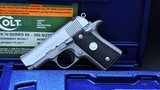 Colt Mustang Stainless Series 80 POCKETLITE 380 ACP As New In The Box - 2 of 13