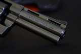 1981 Royal Blue 4” Colt Python ~ Blue Stag Grips ~ Bucheimer Shoulder Rig - Image 5 of 20