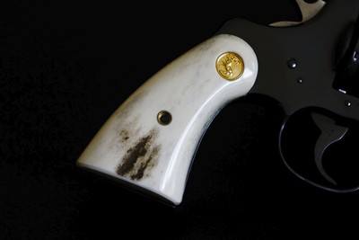 1981 Royal Blue 4” Colt Python ~ Blue Stag Grips ~ Bucheimer Shoulder Rig - Image 14 of 20