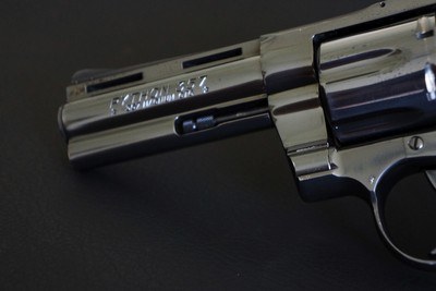 1981 Royal Blue 4” Colt Python ~ Blue Stag Grips ~ Bucheimer Shoulder Rig - Image 12 of 20
