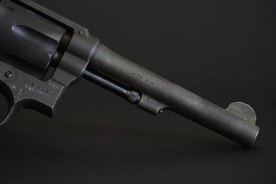 SMITH & WESSON VICTORY MODEL .38 S&W - WWII U.S. PROPERTY GHD FLAMING BOMB - Image 8 of 11