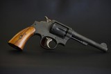 SMITH & WESSON VICTORY MODEL .38 S&W - WWII U.S. PROPERTY GHD FLAMING BOMB