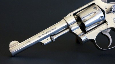 Smith & Wesson Hand Ejector 3rd Model .32 S&W Long / .32 Colt New Police - Post WWI – Prohibition Era 1921 - Image 3 of 19