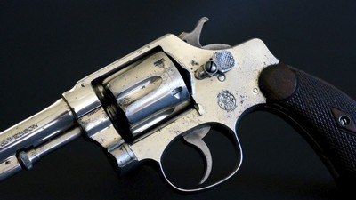 Smith & Wesson Hand Ejector 3rd Model .32 S&W Long / .32 Colt New Police - Post WWI – Prohibition Era 1921 - Image 4 of 19