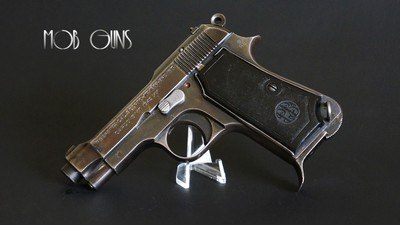 Beretta Model 1934 - WWII 1942 XX Axis Italian Army 380 Holster with both .380 Magazines - Image 5 of 16