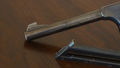 1968 Colt Woodsman 3rd Series 22 LR Semi Automatic - Image 3 of 20