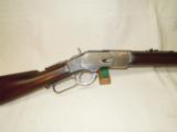 WINCHESTER MODEL 1873 - CAL .44 - 28" BBL. - 62B SIGHT - ANTIQUE - LETTER - 3 of 12