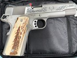 Tyler Gun Works MDF 1911 – 1 of 150 – NIB / Unfired – Springfield Garrison .45 ACP – Stag Grips – Engraved - Image 2 of 7