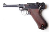 1920 DWM POLICE GERMAN LUGER RIG W/ 2 MATCHING # MAGAZINES - 5 of 10