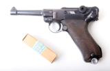 1938 S/42 NAZI MILITARY GERMAN LUGER / W/ ORIGINAL AMMO - 1 of 10