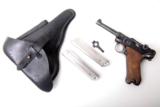 1932 SIMSON/SUHL GERMAN LUGER RIG / W/ MATCHING MAGAZINE - 1 of 12