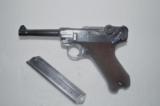 1939 CODE 42 NAZI GERMAN LUGER W/ MATCHING NUMBERED MAGAZINE - 1 of 6