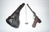 1917 DWM ARTILLERY GERMAN LUGERWITH ORIGINAL HOLSTER - 1 of 10