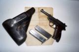 P38 / AC 43 (WALTHER) NAZI RIG / WITH CAPTURE PAPERS - 1 of 8