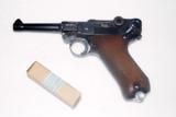 1938 S/42 NAZI GERMAN LUGER WITH ORIGINAL AMMO - 1 of 6