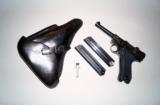 41 BYF BLACK WIDOW GERMAN LUGER RIG / WITH 1 MATCHING # MAGAZINE - 1 of 11