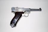 1938 S/42 NAZI GERMAN LUGER, NICKEL FINISH - 4 of 8