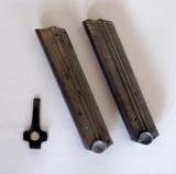 1925 DATED SIMSON/SUHL GERMAN LUGER RIG W/ 2 MATCHING # MAGAZINES - 9 of 11