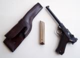 1920 DWM COMMERCIAL NAVY GERMAN LUGER,9MM W/ CUSTOM HOLSTER - 1 of 11
