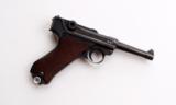 1940 CODE 42 NAZI GERMAN LUGER RIG W/ 1 MATCHING # MAGAZINE - 5 of 11