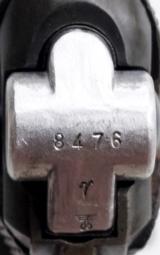 1939 CODE 42 NAZI GERMAN LUGER RIG W/ 1 MATCHING # MAGAZINE - 8 of 10