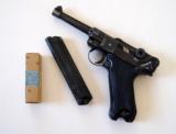 41 BYF BLACK WIDOW GERMAN LUGER W/ ORIGINAL AMMO - 1 of 7