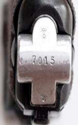 SIMSON / SUHL GERMAN LUGER RIG W/ 1 MATCHING NUMBERED MAGAZINES - 7 of 10