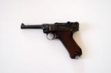 1937 S/42 NAZI GERMAN LUGER RIG W/ 1 MATCHING # MAGAZINE - 2 of 9