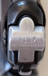 1937 S/42 NAZI GERMAN LUGER RIG W/ 1 MATCHING # MAGAZINE - 8 of 9