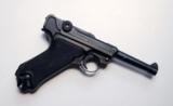 42 BYF BLACK WIDOW GERMAN LUGER RIG W/ 1 MATCHING # MAGAZINE / 1 ORIGINAL WOUND BADGE - 6 of 12