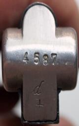 42 BYF BLACK WIDOW GERMAN LUGER RIG W/ 1 MATCHING # MAGAZINE / 1 ORIGINAL WOUND BADGE - 8 of 12