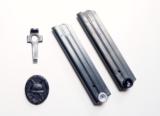 42 BYF BLACK WIDOW GERMAN LUGER RIG W/ 1 MATCHING # MAGAZINE / 1 ORIGINAL WOUND BADGE - 7 of 12