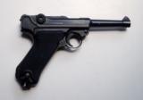 42 BYF BLACK WIDOW GERMAN LUGER RIG W/ 1 MATCHING # MAGAZINE / 1 ORIGINAL WOUND BADGE - 5 of 12