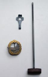 1906 DWM NAVY 1ST ISSUE GERMAN LUGER RIG.W/ ORIGINAL DESTROYER WAR BADGE - 7 of 11