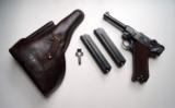 42 BYF (PORTUGESE ARMY CONTRACT) NAZI GERMAN LUGER RIG - 1 of 10