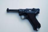 1938 S/42 NAZI GERMAN LUGER RIG W/ 1 MATCHING # MAGAZINE - 1 of 9