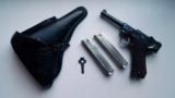 K DATE (1934) NAZI GERMAN LUGER RIG W/ 2 MATCHING # MAGAZINE - 1 of 10
