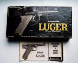 STOEGER LUGER .22LR / ALUMINUM FRAME W/ BOX & PAPERS - 1 of 7