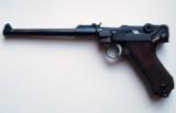 1916 DWM COMMERCIAL ARTILLERY GERMAN LUGER W/ WOODEN STOCK - 3 of 11