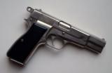 BROWNING (]FABRIQUE NATIONALE) NAZI MARKED P35 HI POWER (NICKEL) - 5 of 7