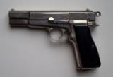 BROWNING (]FABRIQUE NATIONALE) NAZI MARKED P35 HI POWER (NICKEL) - 1 of 7
