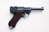 1936 S/42 NAZI GERMAN LUGER W/ MATCHING # MAGAZINE - 4 of 8