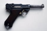 1936 S/42 NAZI GERMAN LUGER W/ MATCHING # MAGAZINE - 4 of 9