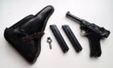 41 BYF BLACK WIDOW GERMAN LUGER RIG- 1 of 9