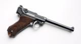 1920 DWM NAVY COMMERCIAL GERMAN LUGER W/ WOODEN STOCK / MINT - 7 of 12