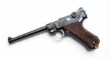 1920 DWM NAVY COMMERCIAL GERMAN LUGER W/ WOODEN STOCK / MINT - 4 of 12