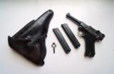 42 BYF BLACK WIDOW GERMAN LUGER RIG - 1 of 9