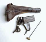 1914 ERFURT ARTILLERY GERMAN LUGER RIG (MINT) - 7 of 12