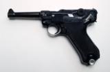 42 BYF NAZI BLACK WIDOW GERMAN LUGER RIG W/ 2 MATCHING # MAGAZINES - 2 of 11