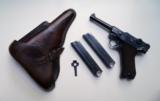 1939 S/42 NAZI GERMAN LUGER RIG W/ 1 MATCHING # MAGAZINE - 1 of 11